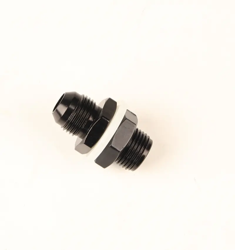 Fragola -12An Fuel Cell Bulkhead W/ Washers And Nut - Black 1