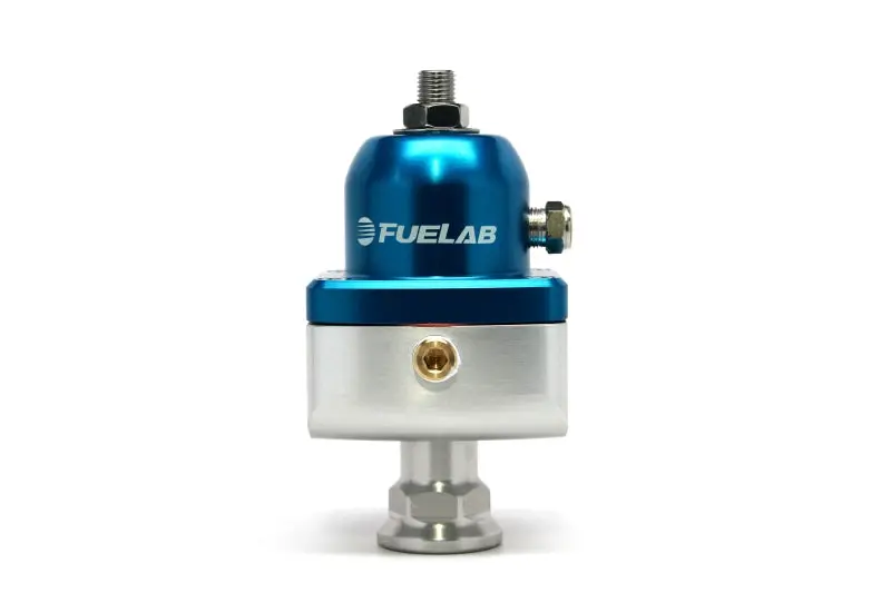 Fuelab 555 Carb Adjustable Fpr Blocking 10-25 Psi (1) -8An In (2) -8An Out - Blue 1