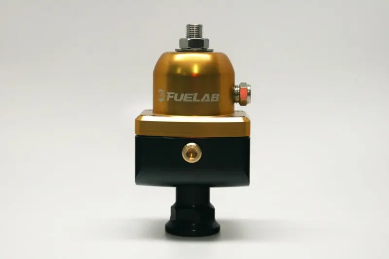 Fuelab 555 Carb Adjustable Fpr Blocking 1-3 Psi (1) -8An In (2) -8An Out - Gold 1