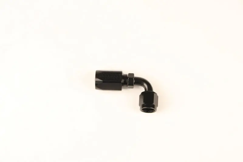 Fragola -6An X 90 Degree Hose End Aluminum - Black Only 1