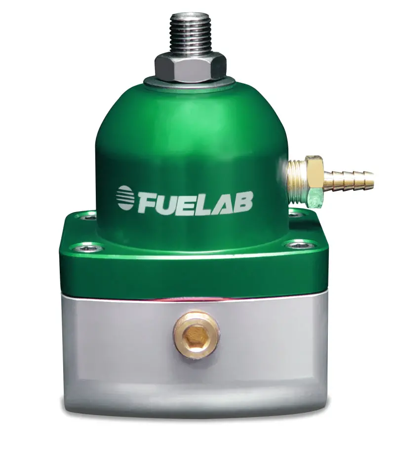 Fuelab 515 Carb Adjustable Fpr Large Seat 1-3 Psi (2) -10An In (1) -6An Return - Green 1