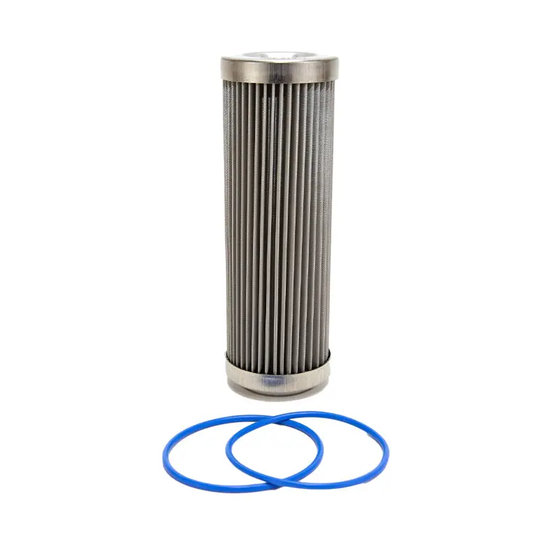 Fuelab 40 Micron Stainless Steel Replacement Element - 6In W/2 O-Rings & Instructions 1