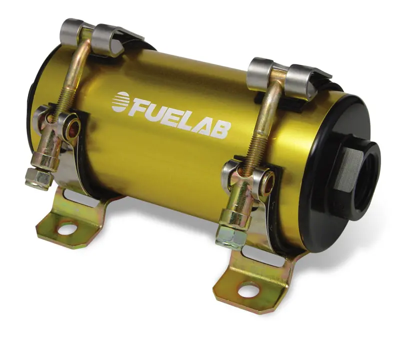 Fuelab Prodigy High Pressure Efi In-Line Fuel Pump - 1000 Hp - Gold 1