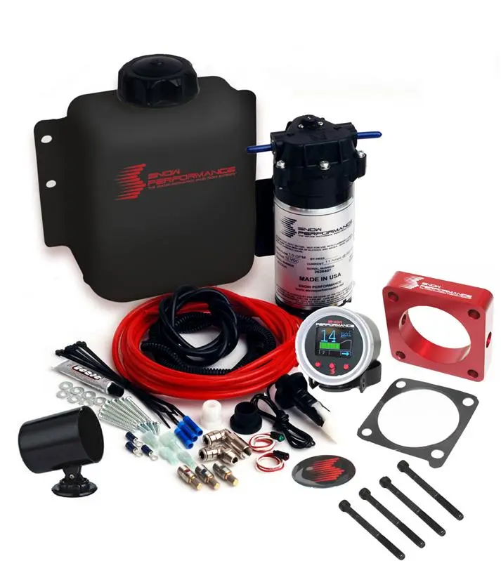 Snow Performance 10-15 Camaro Stg 2 Boost Cooler F/I Water Injection Kit (Ss Braided Line & 4An) 1