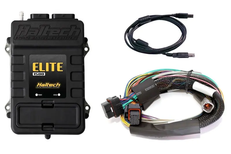 Haltech Elite 1500 Basic Universal Wire-In Harness Ecu Kit 1
