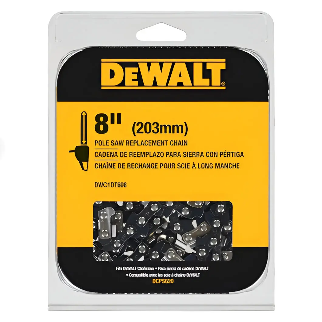 Dewalt 8 In. Pole Saw Replacement Chain (Dwo1dt608) 1