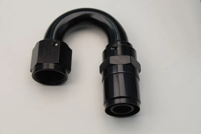 Fragola -10An Male Rad. Fitting X 120 Degree Race-Rite Crimp-On Hose End 1