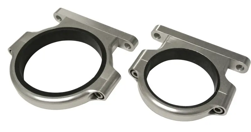 Fuelab Plate Mount Fuel Pump & Filter Combo Billet Bracket Set - (1) Pump Bracket (1) Filter Bracket 1