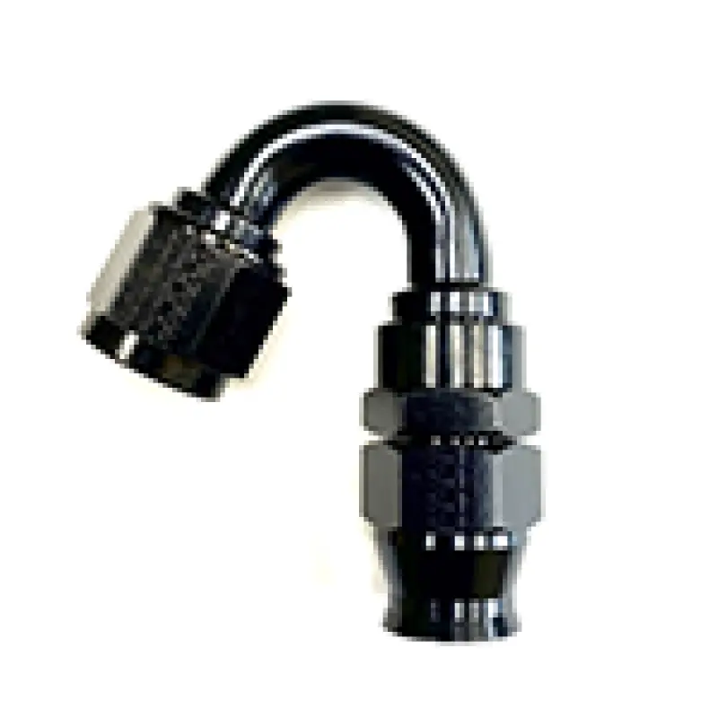 Fragola -6An Real Street X 150 Degree 3/8 Efi Quick Disconnect Hose End Black 1