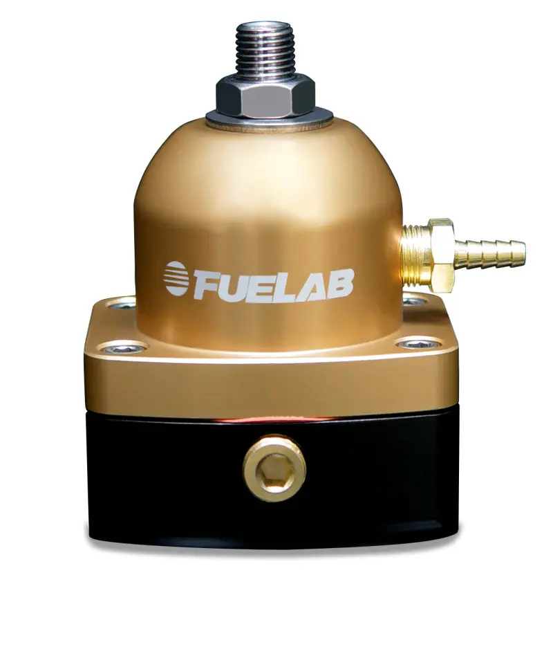 Fuelab 515 Efi Adjustable Fpr 25-90 Psi (2) -6An In (1) -6An Return - Gold 1