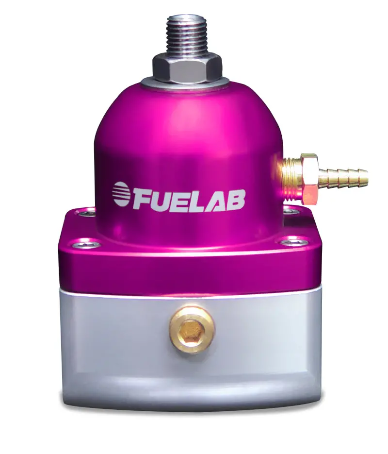 Fuelab 515 Carb Adjustable Fpr Large Seat 1-3 Psi (2) -10An In (1) -6An Return - Purple 1