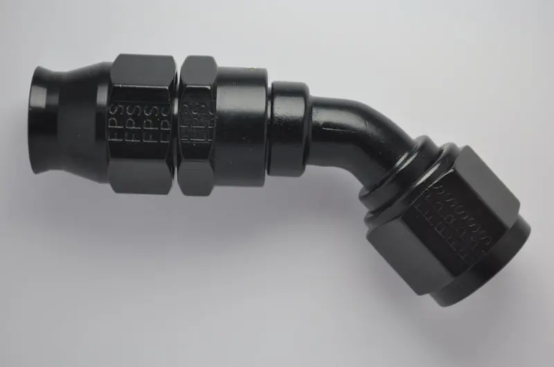 Fragola -12An Real Street X 45 Degree Hose End Black For Ptfe Hose 1