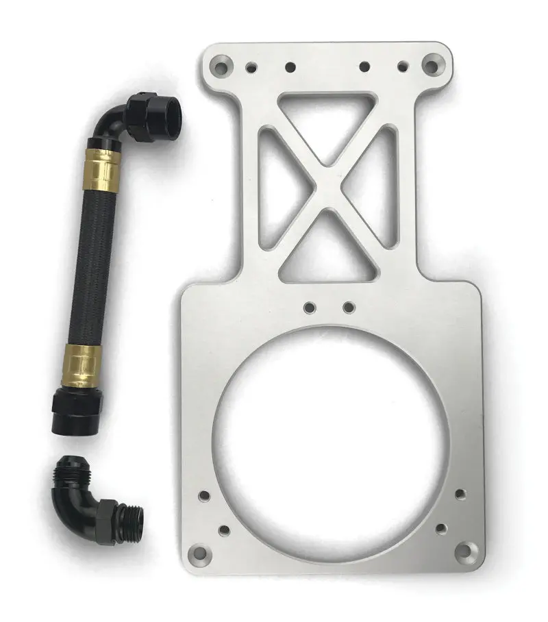 Fuelab Fuel Surge Tank Upgrade Kit (Bracket/Hardware/Hose Assembly/90 Degree Fitting) - 290Mm System 1