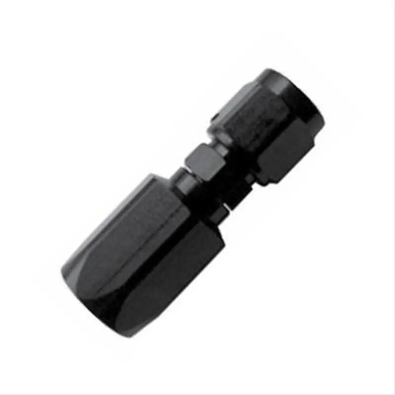 Fragola -6An Straight Aluminum P/S Hose End - Black Only 1