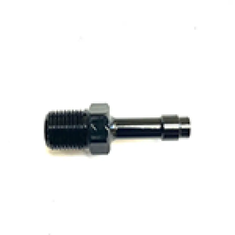 Fragola 1/4 Hose Barb X 1/8 Npt 45 Degree Low Profile - Black 1