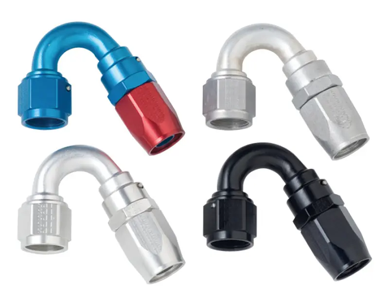 Fragola -6An X 150 Degree Power Flow Hose End - Black 1