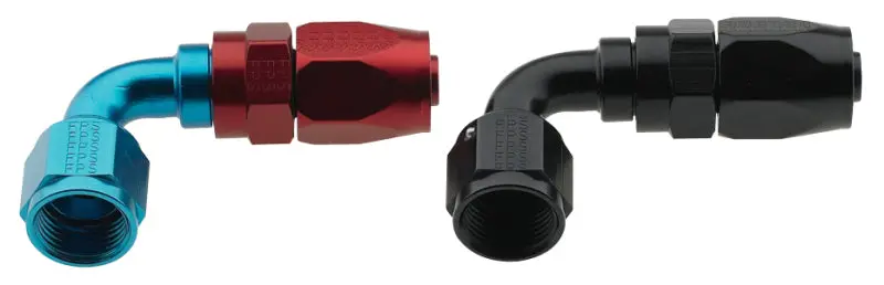 Fragola -4An X 90 Degree Pro-Flow Hose End - Black 1