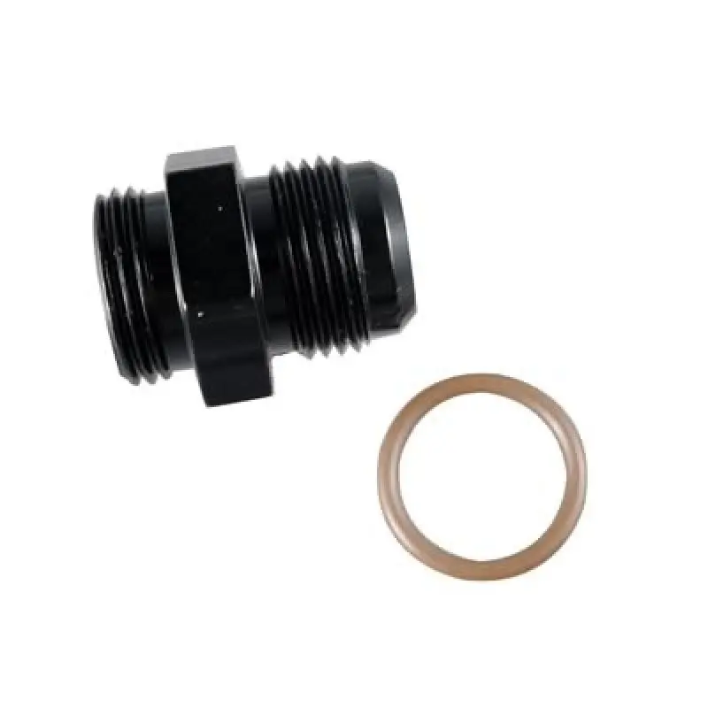 Fragola -4An X 9/16-18 (6) Radius Fittings - Black 1