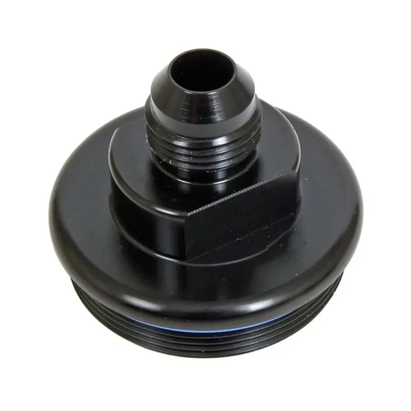 Fuelab Replacement Filter Cap -8An Inlet - Black 1