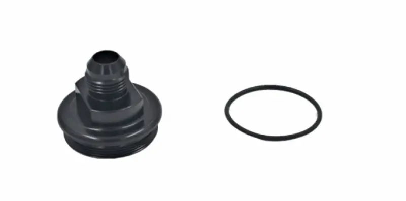 Fuelab Replacement Filter Cap -10An Inlet - Black 1
