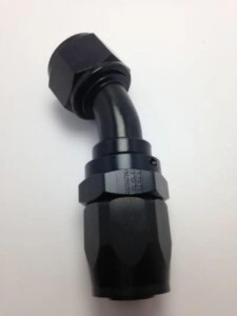 Fragola -6An Nut X -8An Hose 30 Degree Expanding Hose End - Black 1