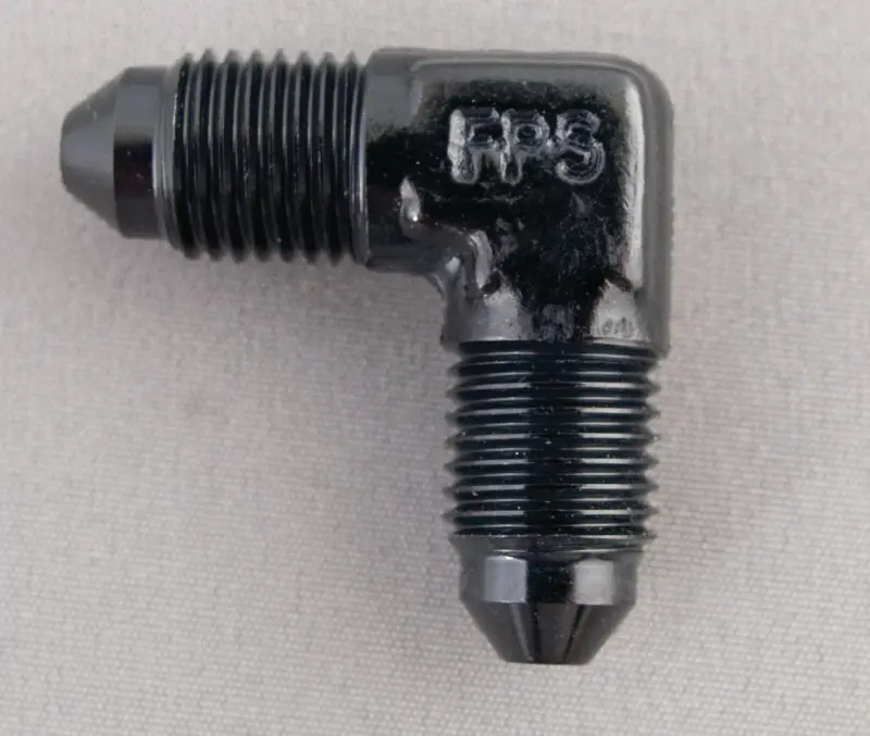 Fragola -8An X 90 Degree Union Fitting - Black 1