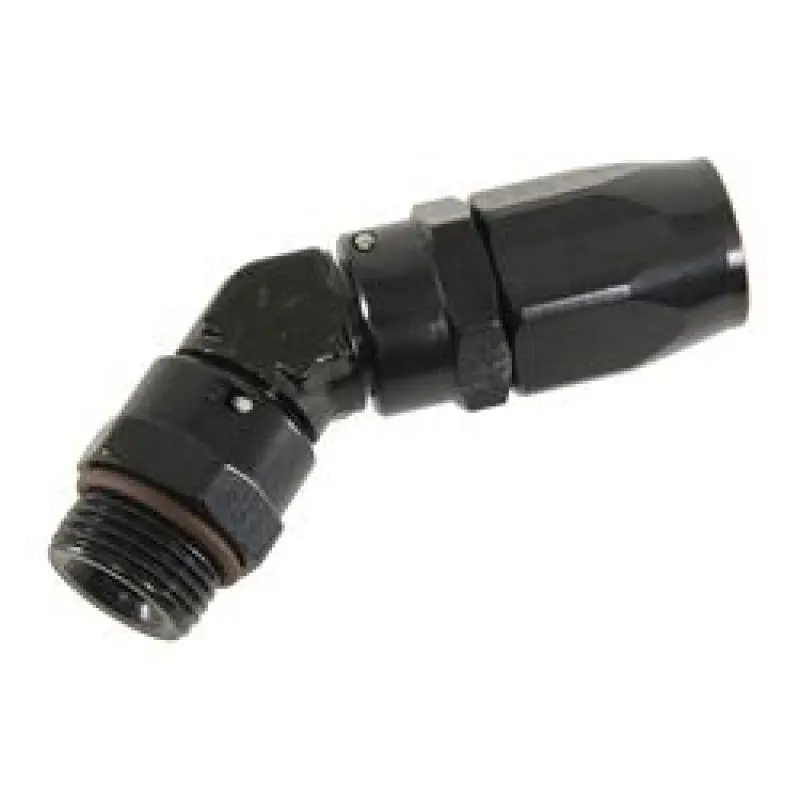 Fragola -10An X 45 Degree X 7/8-14 (10) Hose End - Black 1