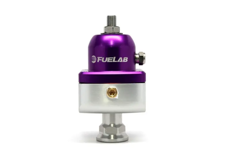 Fuelab 555 Carb Adjustable Fpr Blocking 4-12 Psi (1) -8An In (2) -8An Out - Purple 1