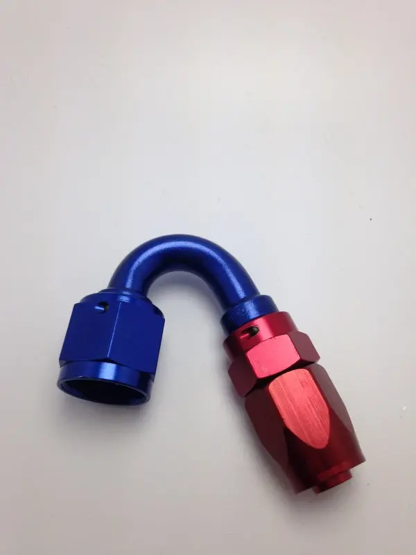 Fragola -10An Fem X -8An Hose 150 Degree Reducing Hose End - Blue/Red 1