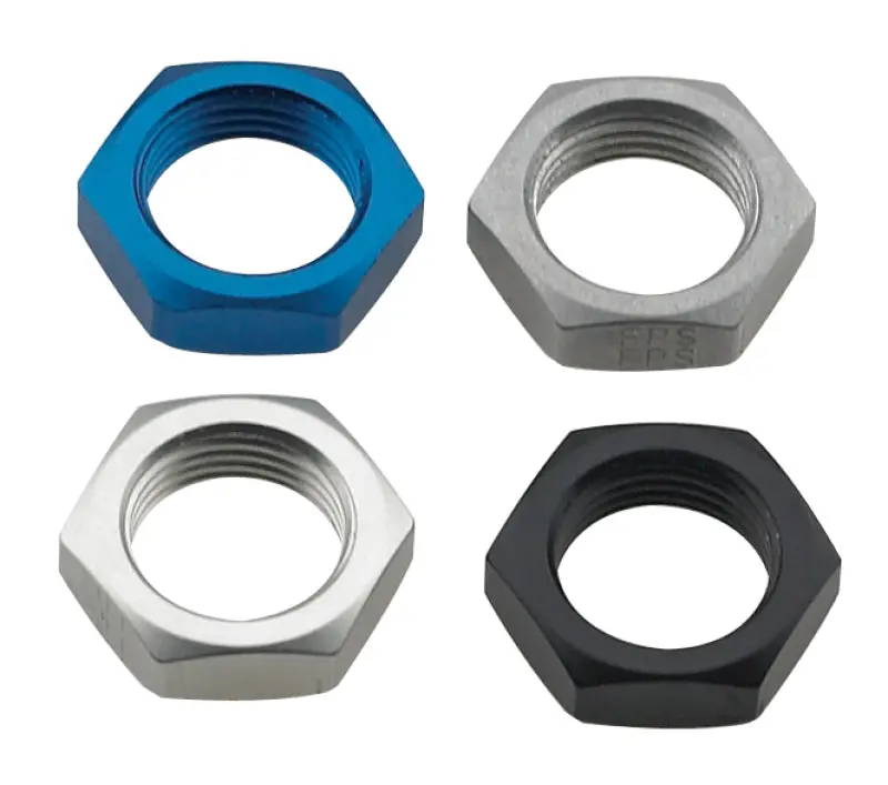 Fragola -16An Bulkhead Nut - Blue 1