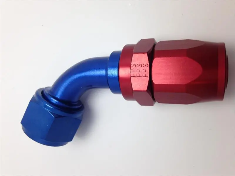 Fragola -10An X 60 Degree Pro-Flow Hose End - Blue/Red 1
