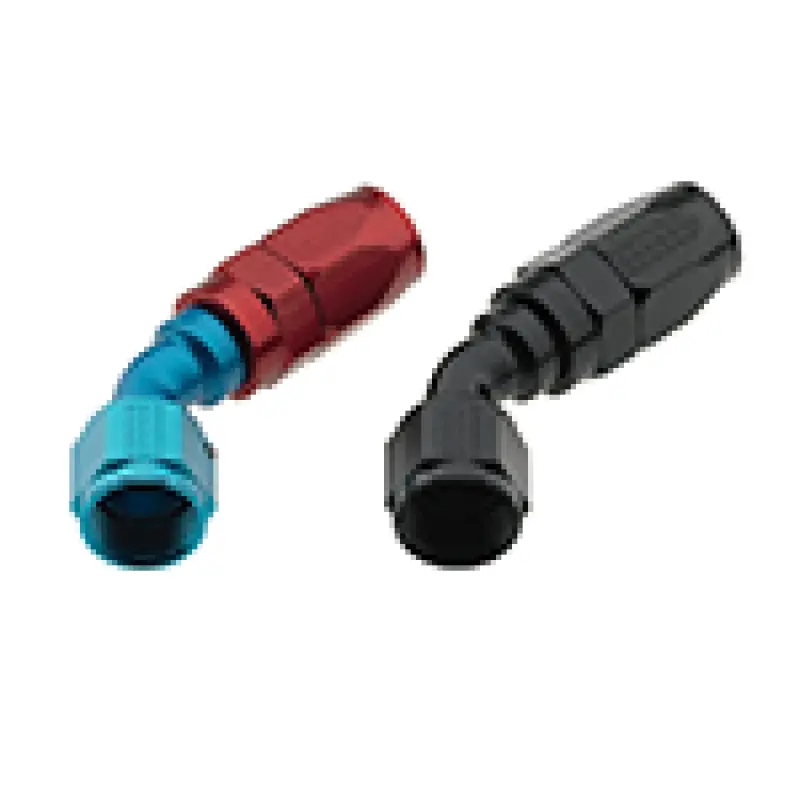 Fragola -10An X 45 Degree Pro-Flow Hose End - Blue/Red 1