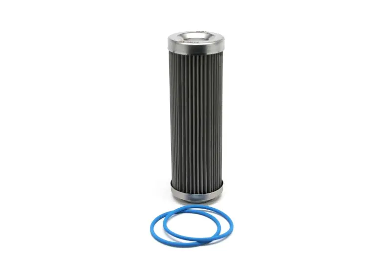 Fuelab 100 Micron Stainless Replacement Element - 5In W/2 O-Rings & Instructions 1