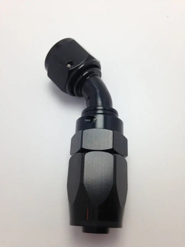 Fragola -6An Nut X -8An Hose 60 Degree Expanding Hose End - Black 1