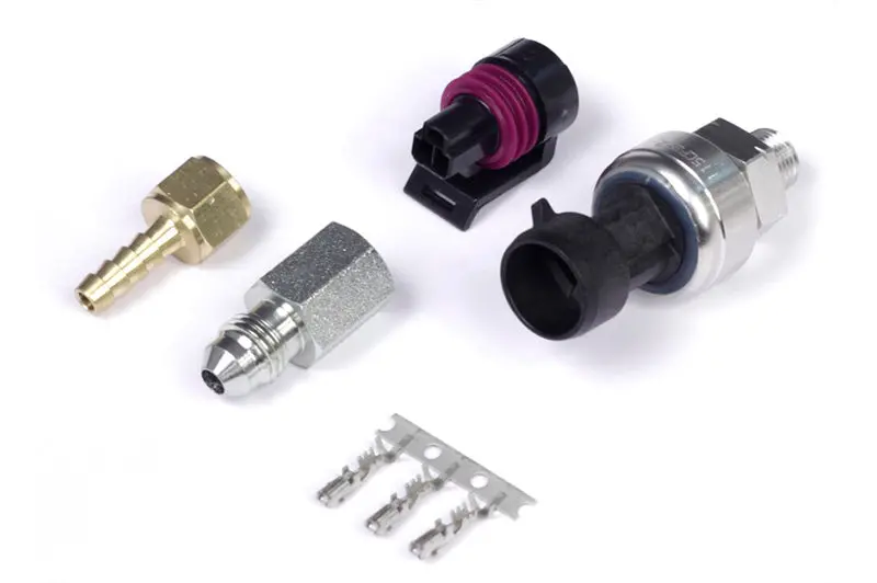 Haltech 7 Bar Ti Map Sensor 1/8 Npt W/Plug & Pins/-4 An & 5Mm Hosetail Adaptors 1