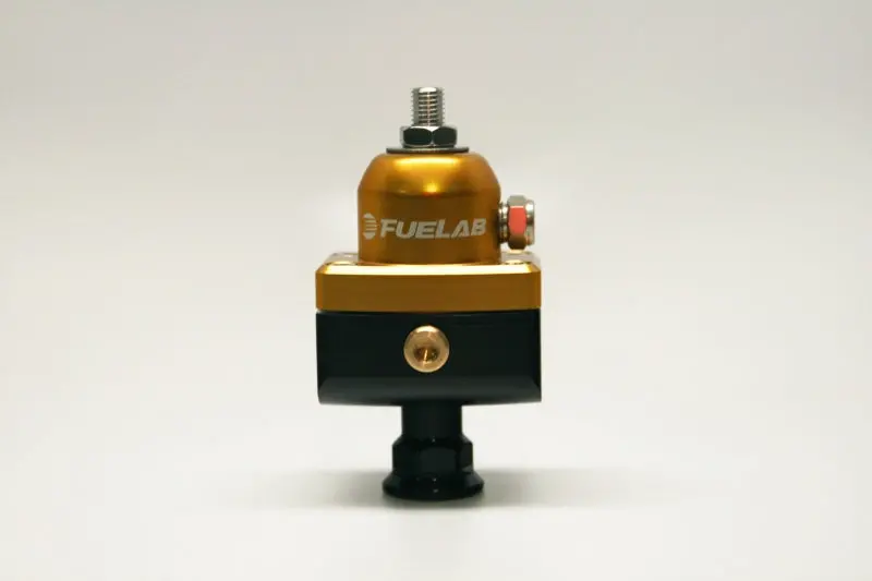 Fuelab 575 Carb Adjustable Mini Fpr Blocking 1-3 Psi (1) -6An In (2) -6An Out - Gold 1