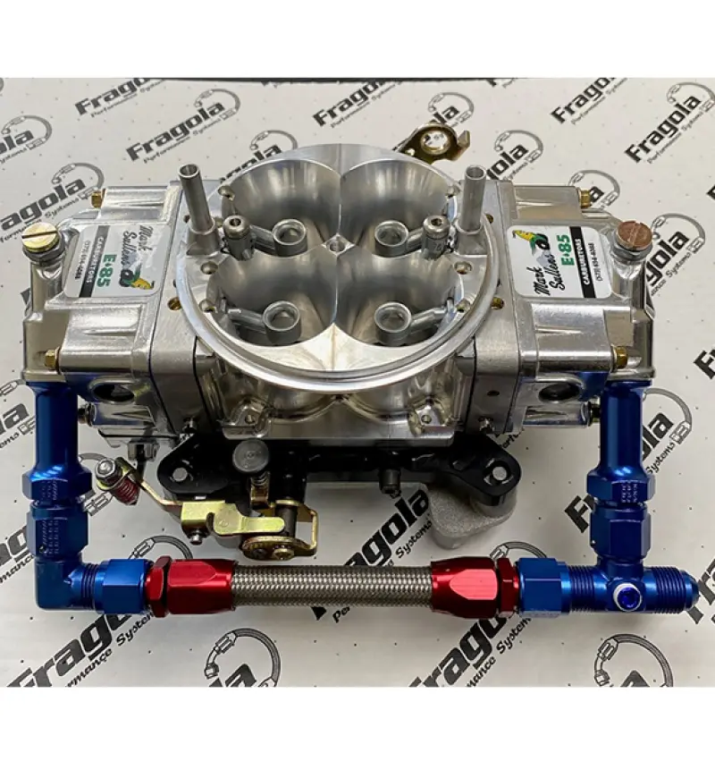 Fragola 7/8-20 Dual Inlet 4150 -8An Fuel Line Kit 1