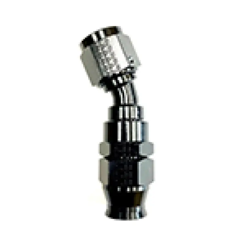 Fragola -6An Real Street X 30 Degree 3/8 Efi Quick Disconnect Hose End Black 1