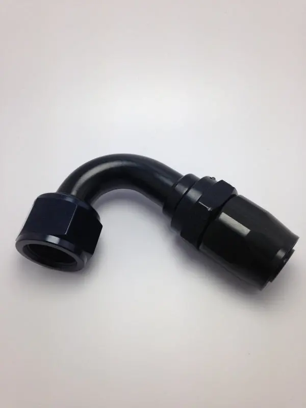 Fragola -10An Nut X -12An Hose Reducing Hose End 120 Degree - Black 1