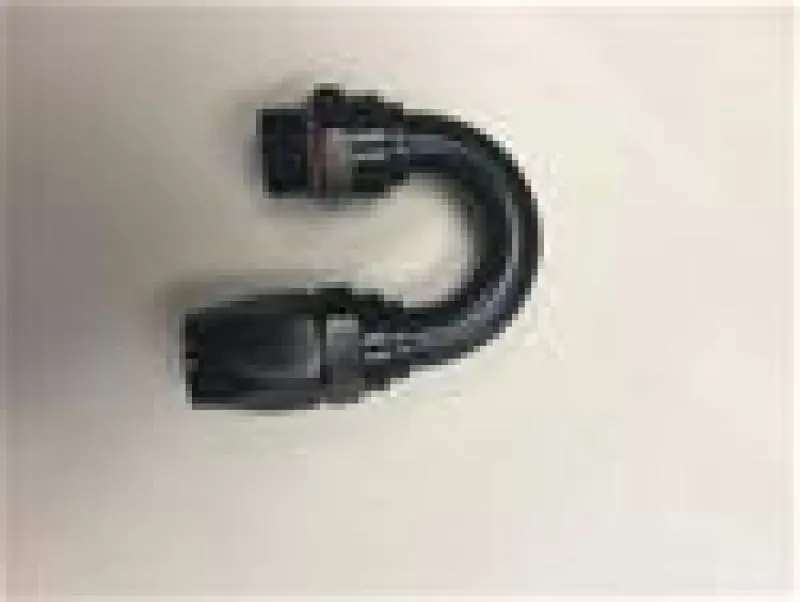 Fragola -12An Male Rad. Fitting X 180 Degree Pro-Flow Hose End - Black 1