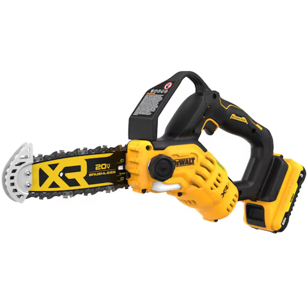Dccs623l1 20V Max* 8 In Brushless Cordless Pruning Chainsaw Kit With 3 Ah Battery 1