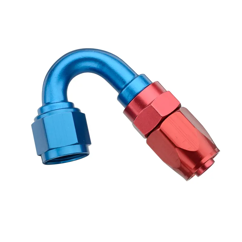 Fragola -8An X 150 Degree Pro-Flow Hose End - Blue/Red 1