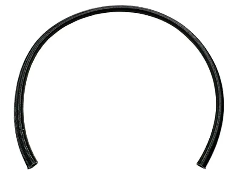 Fuelab Black Nylon Stainless Steel Braided Ptfe Hose - 10An - 20Ft 1