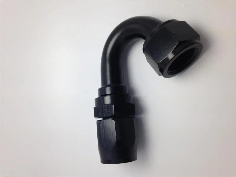 Fragola -6An Nut X -8An Hose 150 Degree Expanding Hose End - Black 1