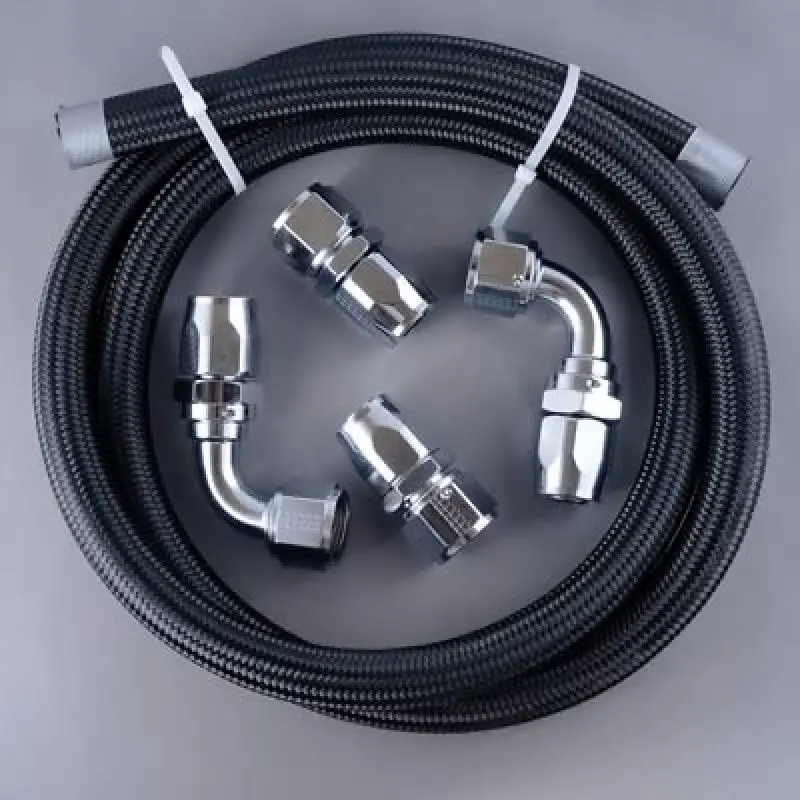 Fragola Vacuum Pump Plumbing Kit (-12An) Black 1