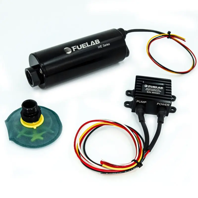 Fuelab In-Tank Twin Screw Brushless Fuel Pump Kit W/Remote Mount Controller/65 Micron - 625 Lph 1