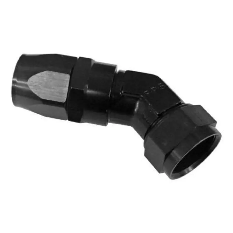 Fragola -10An X 45 Degree Low Profile Forged Hose End - Black 1
