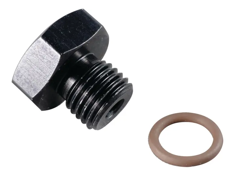 Fragola -4An Port Plug 7/16-20 - Black 1