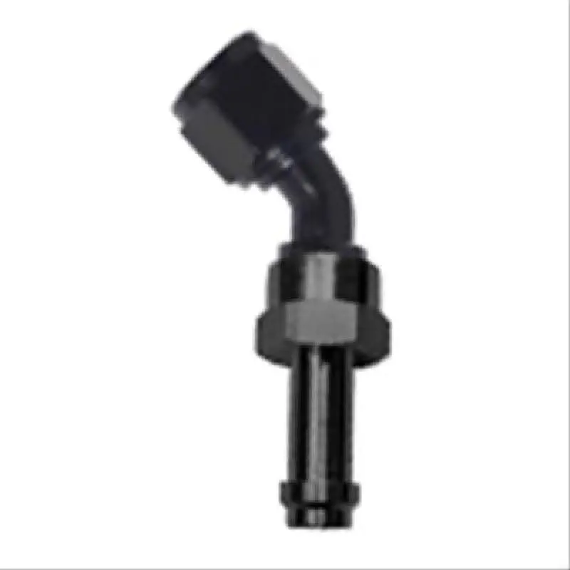 Fragola -8An 60 Degree Ez Street Hose End Black 1