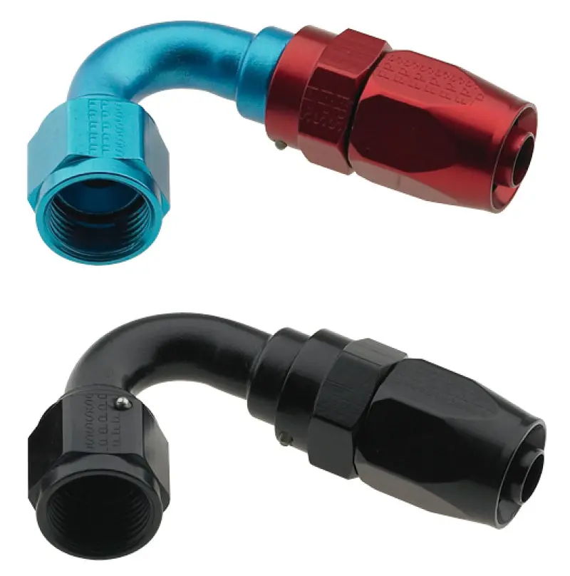 Fragola -4An X 120 Degree Pro-Flow Hose End - Blue/Red 1
